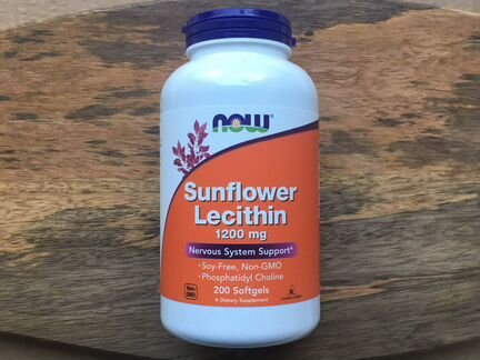 Лецитин 1200мг 200шт - NOW