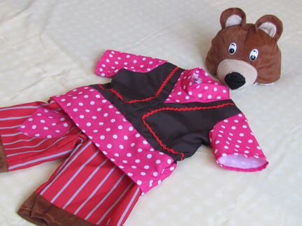 Новый Костюм Медведь Медвежонок Мишка карнавальный