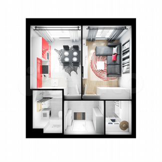 1-к квартира, 33.5 м², 8/32 эт.