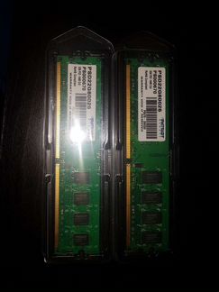 Оперативная Память Patriot ddr2 2gb 4gb две штуки