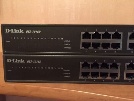 Коммутатор D-link DES-1016D