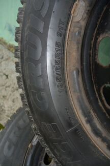 Зимняя резина на штамп дисках 195 65 15