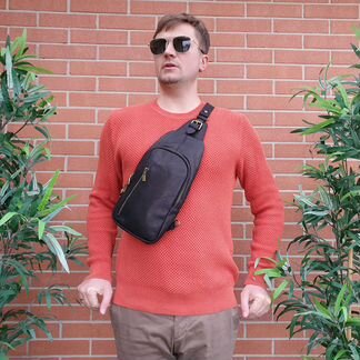 Новая сумка мужская из натуральной кожи Италия