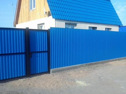 Забор из профнастила забор из профлиста монтаж