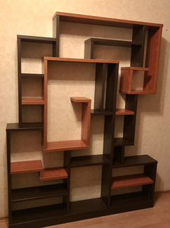 Стеллаж для зонирования комнаты