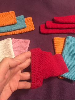 Чехол на телефон вязанный стрейч