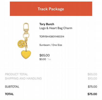 Брелок Tory Burch