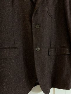 Пиджак Massimo Dutti, размер 58, бордо
