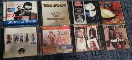 CD диски с разной музыкой