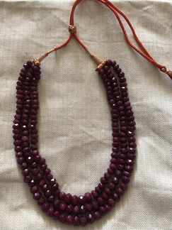 Потрясающие бусы- колье из природного натурального