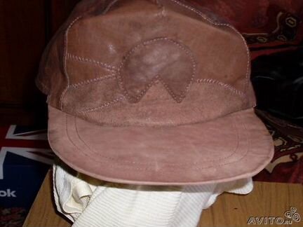 Бейсболка кожаная (р.60)