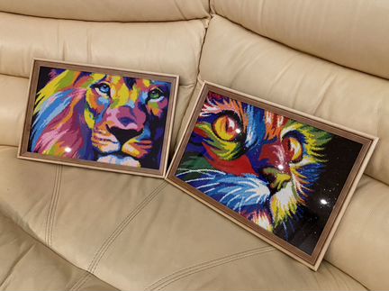 Алмазные картины готовые в рамах