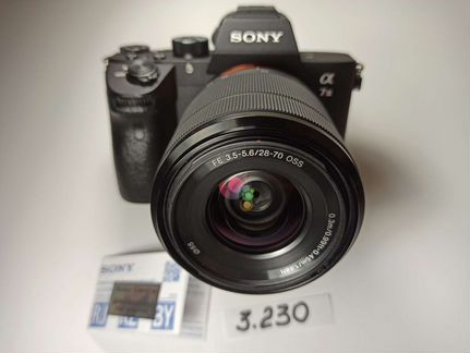 Sony Alpha 7M3 kit 28-70mm пробег 3.230 кадров Рст