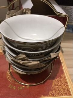 Набор посуды 6 тарелок новый