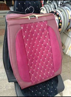 Накидки на сиденья авто из экокожи и алькантары