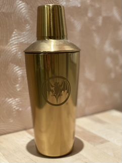 Шейкер Bacardi золотой