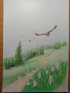 Рисунок Пейзаж