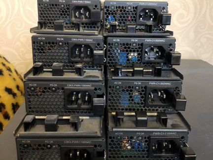 Блоки питания Cisco poe 3750х 3560х 3850 350 715 1