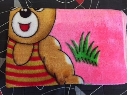 Плед «Мишка-футболист»