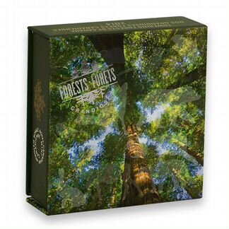 Канада 2014 200 долларов фауна Леса серебро