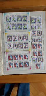 Чистые марки РФ 1992-1995гг