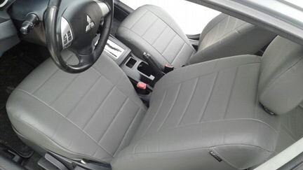 Чехлы Мицубиси Лансер 10 с 2012. Авточехлы экокожа