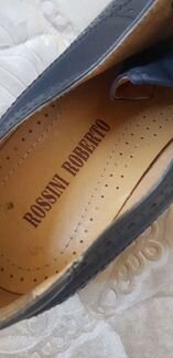 Натуральная кожа Туфлы-Инспектора Rossini Roberto