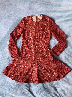 Кружевное платье Zara размер М