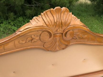 Арабская кровать натуральное дерево