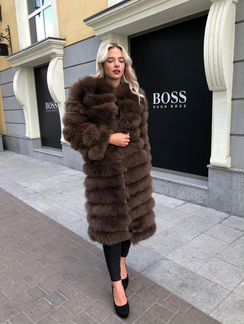 Шуба из песца