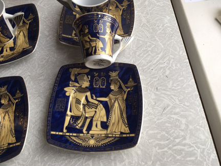 Кофейный сервиз, чашка и пепельница из Египта