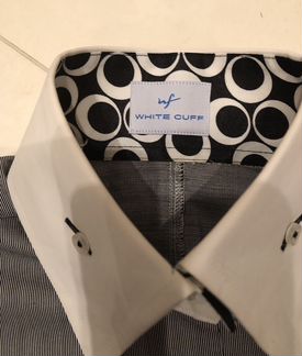 Блузка White cuff с запонками новая