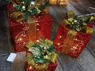 Декоративные светящиеся подарки под новогоднюю ёлк объявление продам