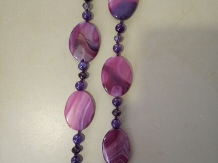 Бусы из натурального камня