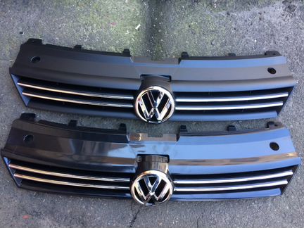 Polo sedan решетка с знаком VW
