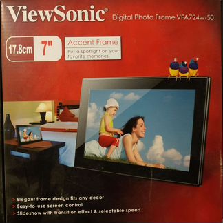 Aбcолютно нoвая цифровая рамка View Sоnic VFA 724w