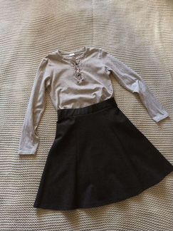 Школьная юбка и кофта 152р