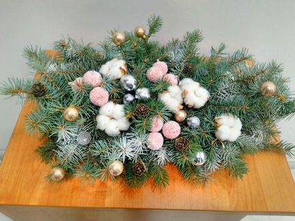 Стильная новогодняя композиция