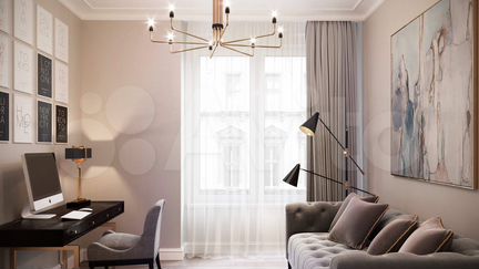 2-к квартира, 83.2 м², 15/51 эт.
