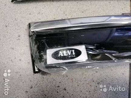 Дефлекторы Mitsubishi L200 нержавеющий молдинг