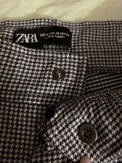 Штаны брюки zara женские в клетку
