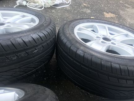 Колёса Бмв 225/55/18 5/120 с отличным летом