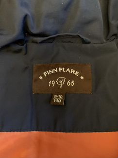 Зимний пуховик finn flare на мальчика 9-10