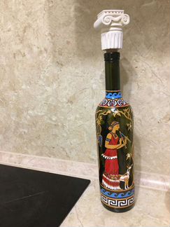 Произведение искусства, роспись на бутылках