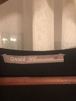 Платье шифон чёрный с бисером gaudi