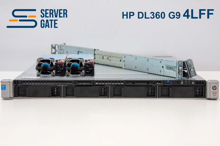 Сервер HP DL360 G9 4LFF 2x E5-2697v3 256 GB