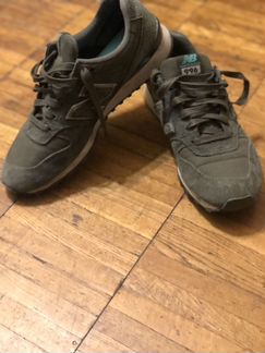 New Balance 996 кроссовки женские. Цвет хаки. Замш