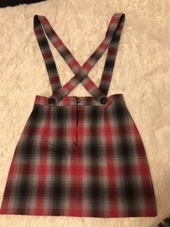 Юбка с подтяжками