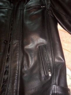 Куртка зимняя кожаная 52 размер