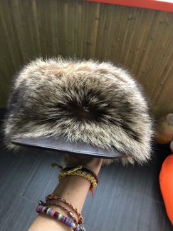 Шапка Frankie Morello мех енота